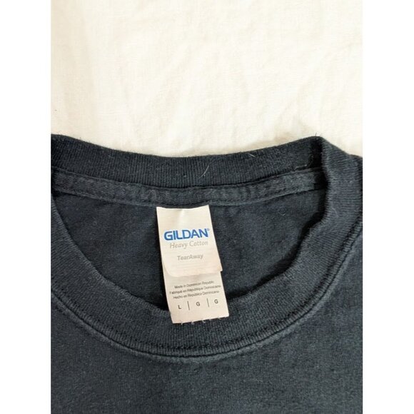 Crotalus black men's size large graphic t shirt 100% cotton V4 - Picture 3 of 6